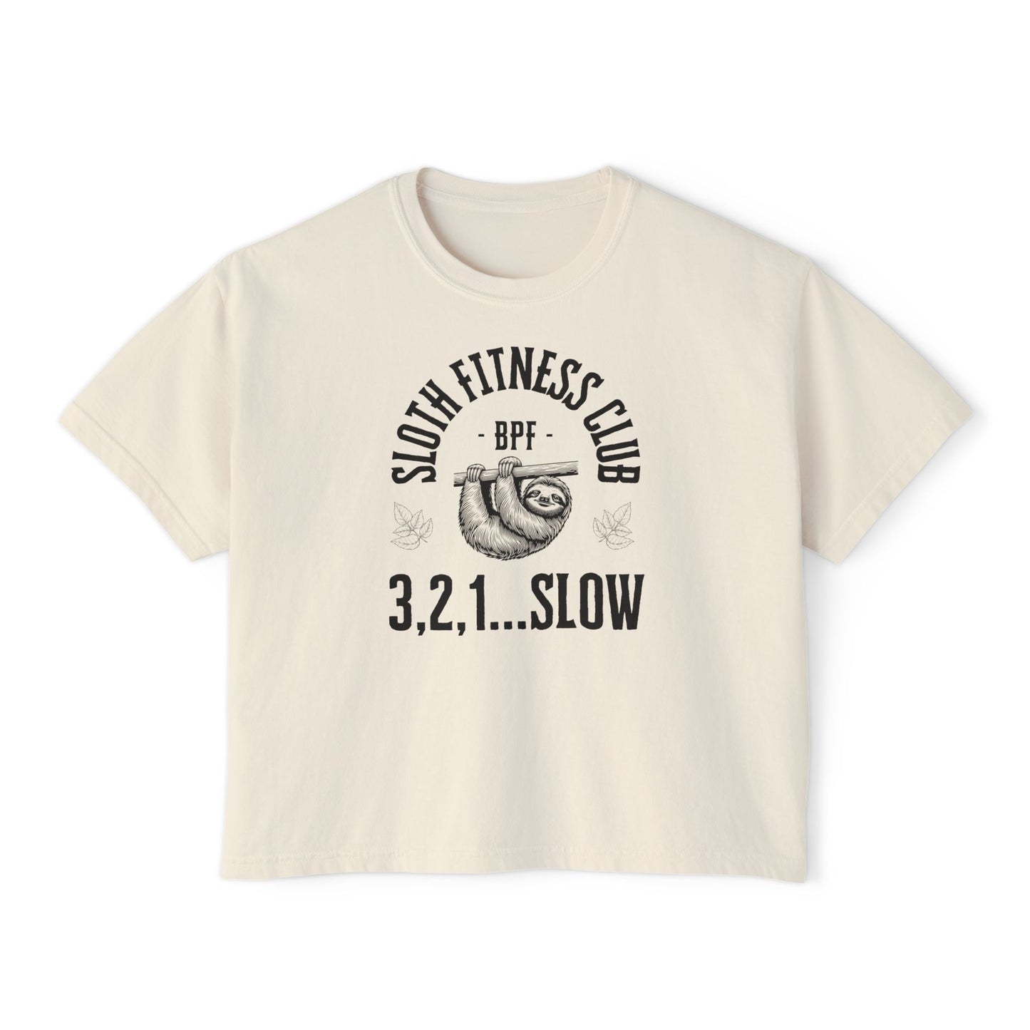 Women's Sloth Boxy Tee