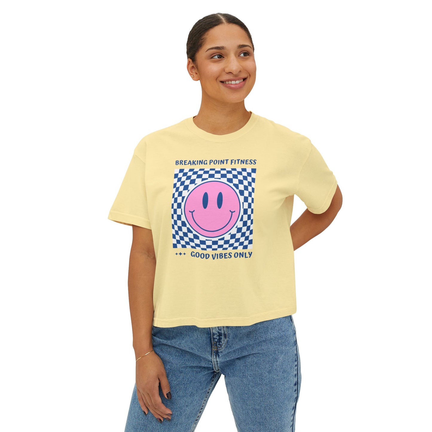 Women's Good Vibes Boxy Tee