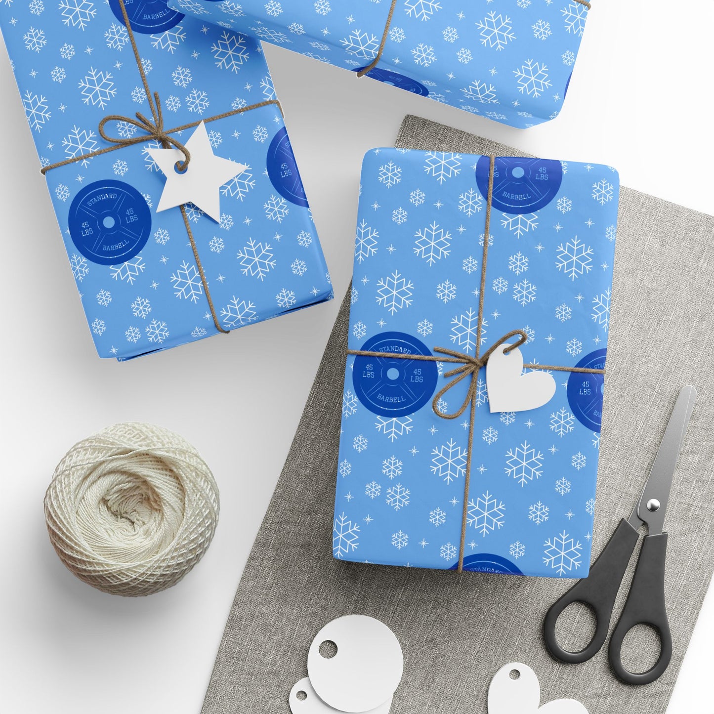 Icy Iron Wrapping Papers