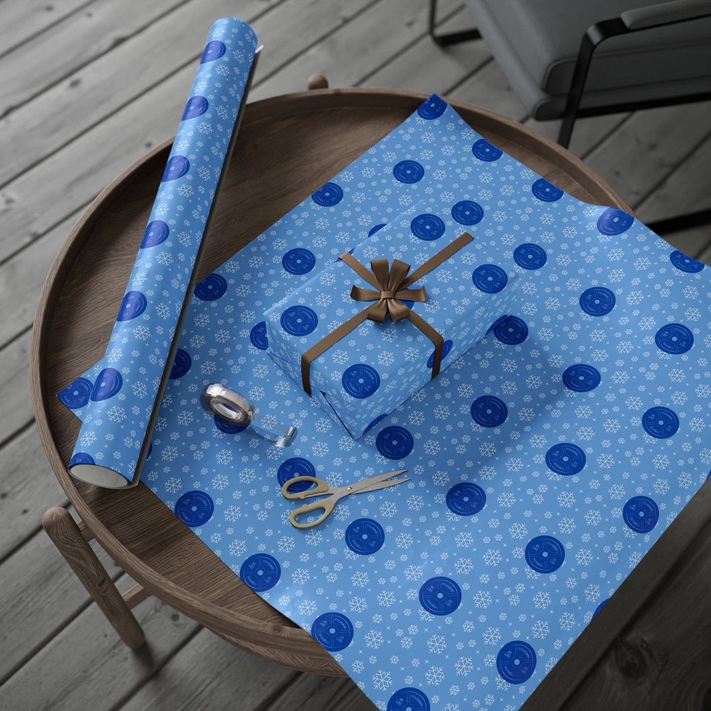 Icy Iron Wrapping Papers