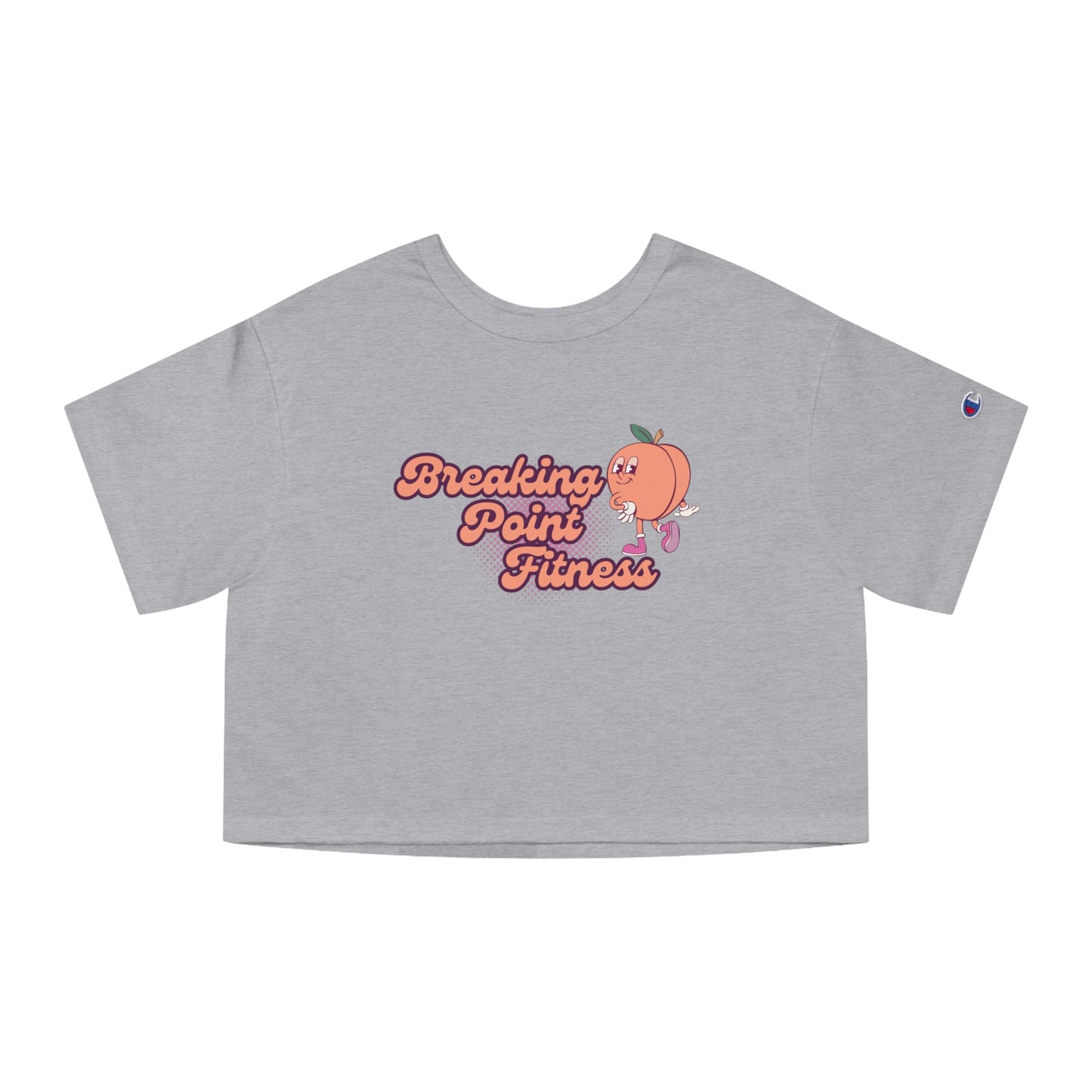 Women's Peach BPF Cropped T-Shirt