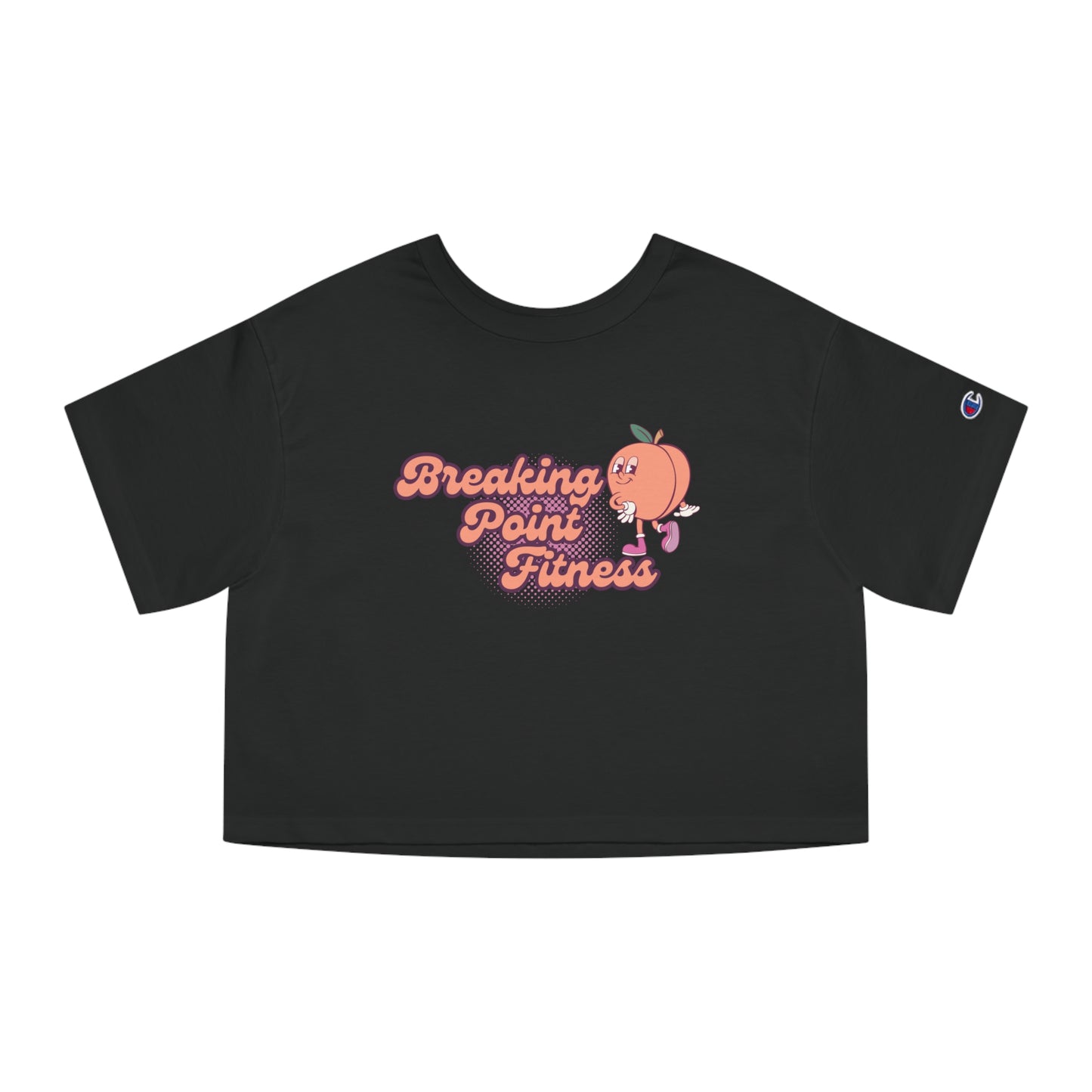 Women's Peach BPF Cropped T-Shirt